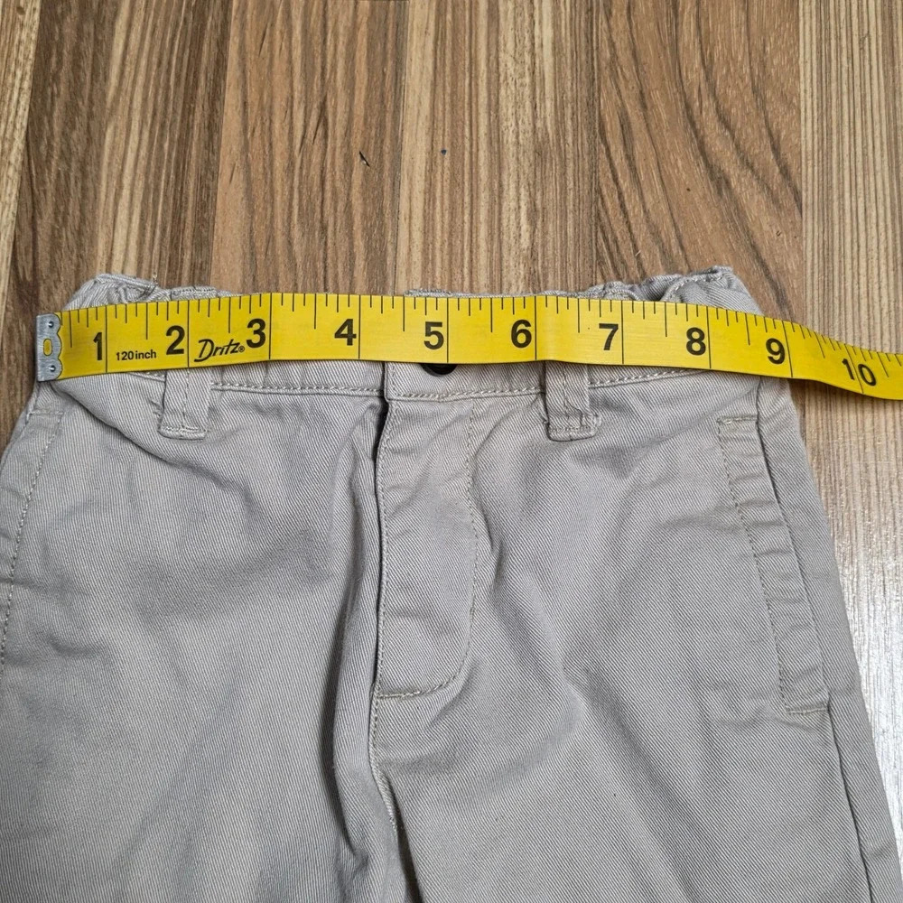 OshKosh B'gosh Chino Pants Boy's Size 24 Months Beige‎ Elastic Waist